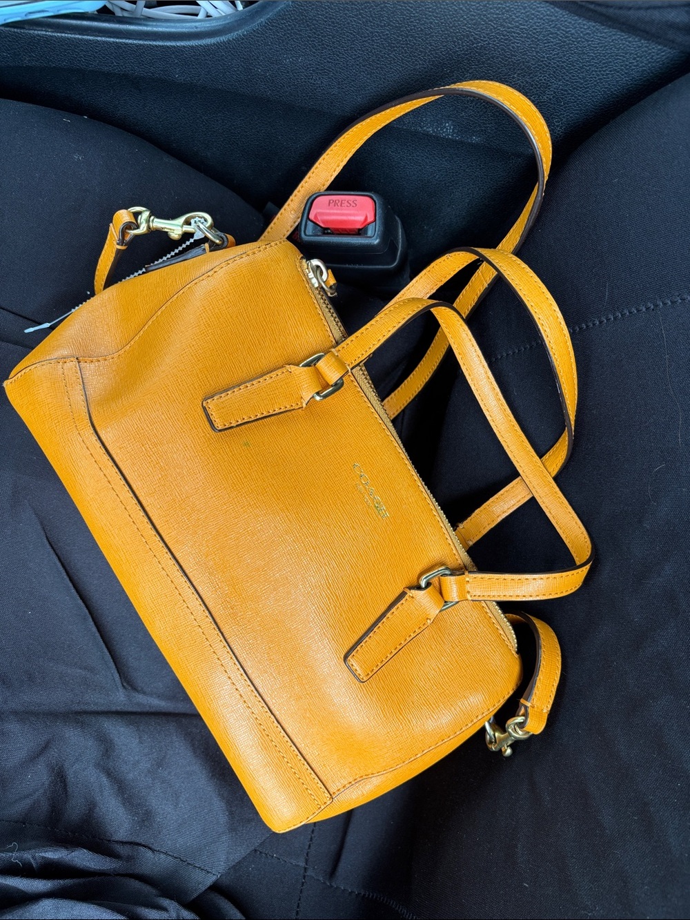 Coach Saffiano mini Satchel